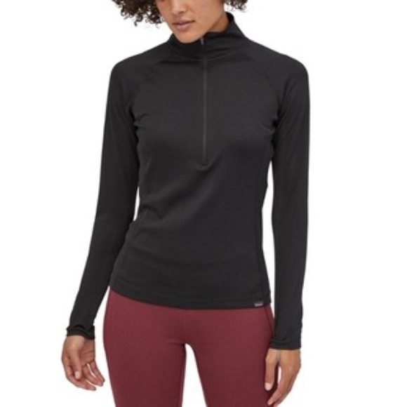 NWT PATAGONIA Capilene MidWeight Zip Neck Top Green Baselayer Long Sleeve Sz XS - Picture 3 of 12